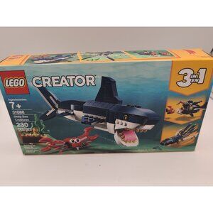 *BRAND NEW* Lego Creator 3in1 Deep Sea Creatures Shark Set #31088 RETIRED!